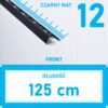 Listwa L profil narożna 12mm CZARNY MAT ALU 125cm