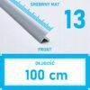 Listwa łącząca progowa TEOWNIK 13mm SREBRNY MAT 1m