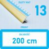 Listwa łącząca progowa TEOWNIK 13mm ZŁOTY MAT 2m