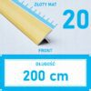 Listwa łącząca progowa TEOWNIK 20mm ZŁOTY MAT 2m