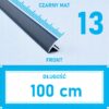 Listwa łącząca progowa TEOWNIK 13mm CZARNY MAT 1m